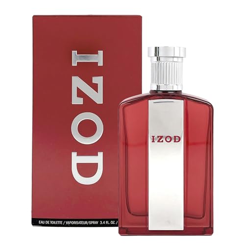 Izod Legacy Red for Men Eau de Toilette Spray – Bold Spicy Fruit and Vanilla Fragrance – Long-Lasting – 3.4 Oz