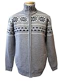  River Creek Cardigan doublé Gris clair Taille 3XL