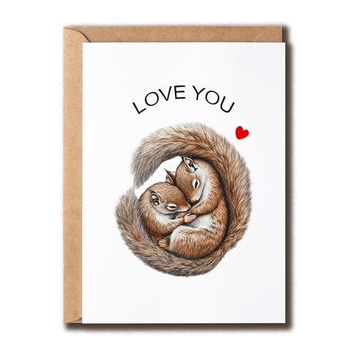 ZoZi9xDesigns Squirrel Anniversary Card