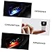 Luxshiny 12pcs Led Car Interior Lights Rv USB Strip Multi Breathing Gradient Material Easy to Install