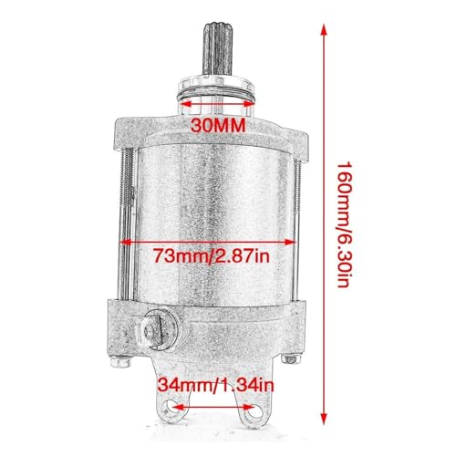 Démarreur MV Agusta F3 800 RC AGO 2012-2016 moto 8000B4334 - 2