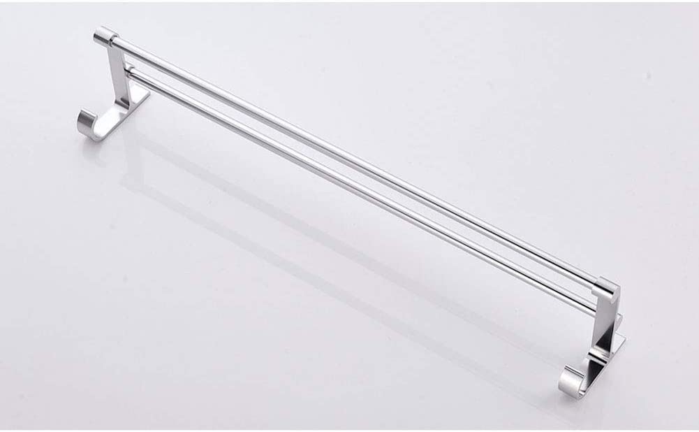 Porta Asciugamani Appendiabiti Da Bagno In Alluminio A Doppio Palo Accessori Per Il Bagno(40cm)