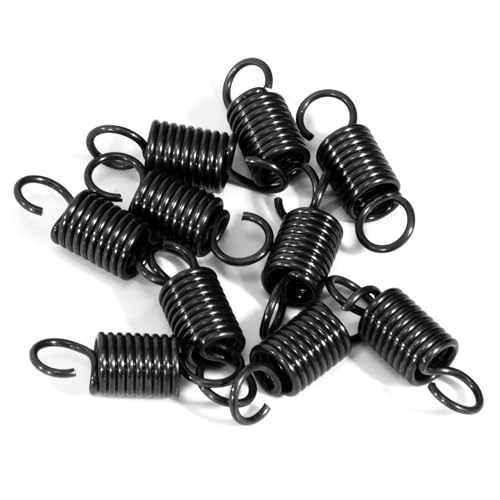 GUNGY Zugfedern mit Haken Klavierdraht Zugfeder Spannfeder 25mm Außendurchmesser 8mm Drahtdurchmesser 1,1mm Maximale Zugkraft 3,2kg 1,1x8x25mm 20 Stück