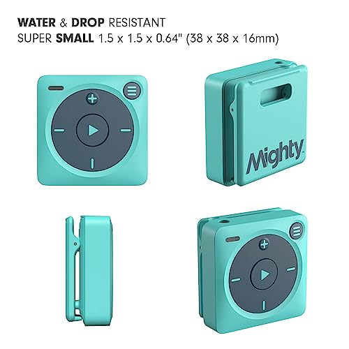 Image of Mighty 3 Spotify & Amazon Music Player - Compatible with Bluetooth & Wired Headphones - 1,000+ Song Storage - Screen Free Music Player - No Phone Needed (Blue)