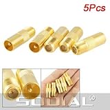 SODIAL(R) 5 x Adaptador Conector Coaxial RF TV PAL Macho a Hembra M/H