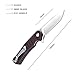 Kizer Cutlery Folding Pocket Knife Flipper Liner Lock Red G10 Handles Tactical Knife, Kizer Dukes Matt Cucchiara V3466A2