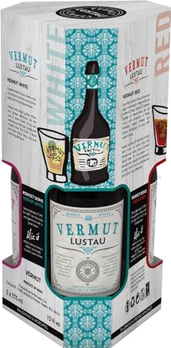 Lustau Vermut Trio Geschenkpackung je 1 x 0,375l 15% vol.: Vermut White, Red, Rosé - Spanischer Wermut (1.125 l)