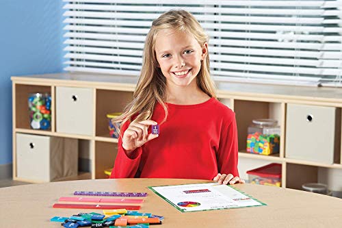 Hand2Mind Plastic Double-Sided Decimal And Fraction Tiles, Montessori Math Materials, Fraction Manipulatives, Unit Fraction, Fraction Bars Math Manipulatives, Homeschool Supplies (Set Of 51) #TOP3