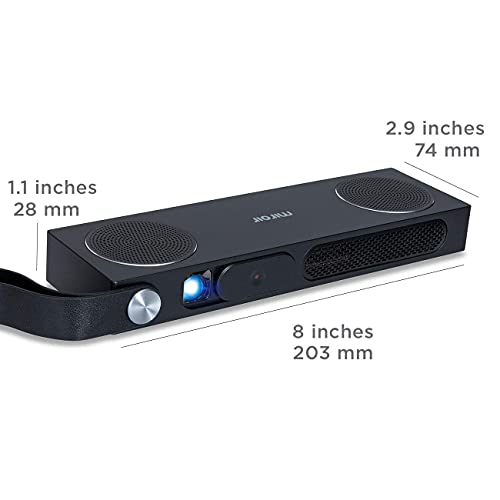 Miroir M280A Smart Wifi And Bluetooth Mini Led Projector | Dual Speakers | Netflix And Other App's | Hdmi | Usb Type A Reader | Battery-Powered #TOP2