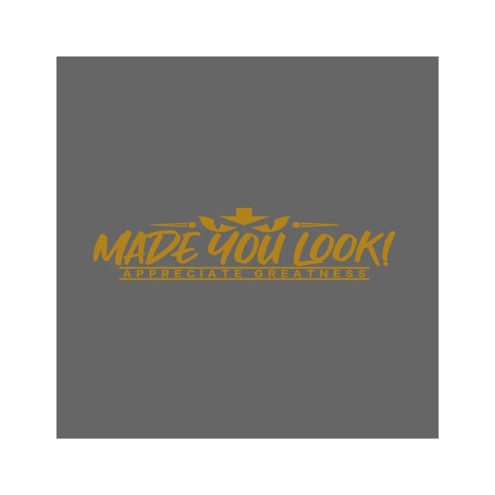 Auto Accessory Rear Window Car Decal Windshield Sticker Banner Rocker Side Back Window(Gold,S)
