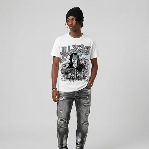 Image of DopeSkill Graphic Tee Streetwear Hypebeast Hip Hop Unisex Premium T-Shirt Sneaker Colour Matching Shirts Gift for Sneakerhead
