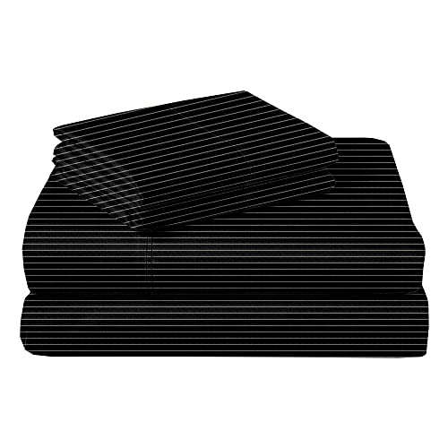 Queen Sheets Set (4Pc) with Deep Pockets - Luxury High Thread Count vs...