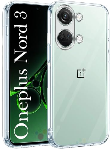 Image of Jkobi Back Case Cover for Oneplus Nord 3 5G (Silicone Clear Shockproof | Camera Protection)