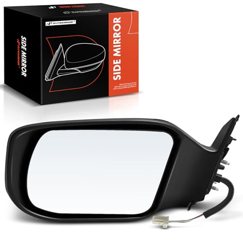 A-Premium Left Driver Side Power Door Mirror - Compatible with Nissan Altima 2013 2014 2015 2016 2017 2018 Sedan - Non-Heated Non-Folding Black Outside Rear View Mirror - Replace# 963023TH0A