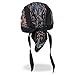 Hot Leathers Womens Motorcycle Traditional-African-Head-Wraps, Black