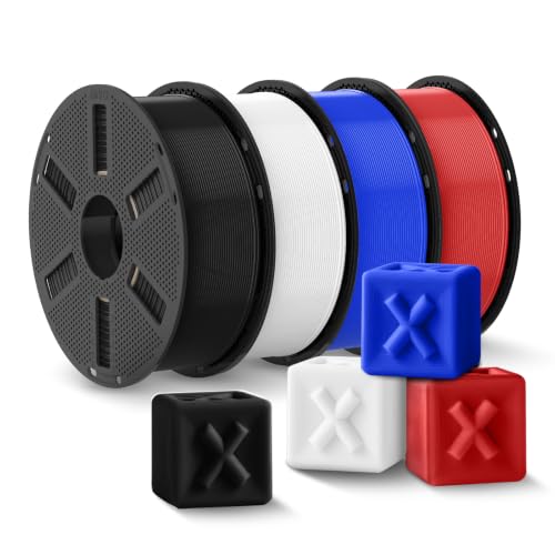 Image of JAYO PLA Plus (PLA+) 1.75mm Filament 4-Color Bundle, 1.1kg Reusable Spool