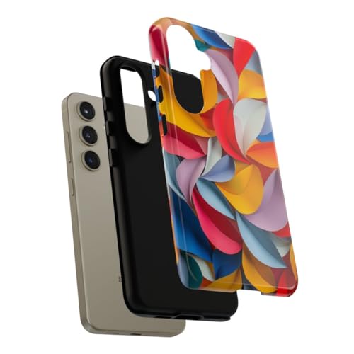 Coque Samsung S24 Jaune rigide feuille de papier découpé protection brillante