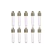 Produktbild 10pcs Rohrform Flaschen Exquisite Mini Glasphiolen DIY Wunsch Flaschen Craft Leer-anhänger-Charme