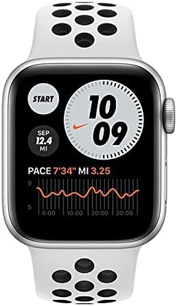 Apple Watch Nike Series 6 Gps, 40mm Silver Aluminium Case With Pure  Platinum/black Nike Sport Band - Regular : Amazon.it: Elettronica