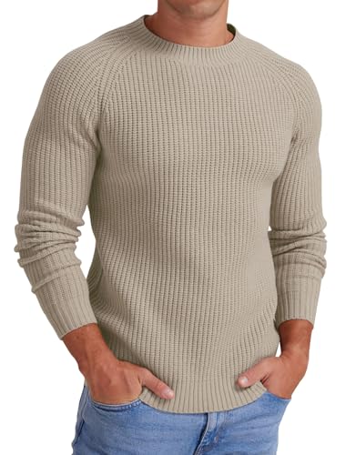 Sailwind Men's Crewneck Casual Sweater Structured Knit Soft Casual Pullover2