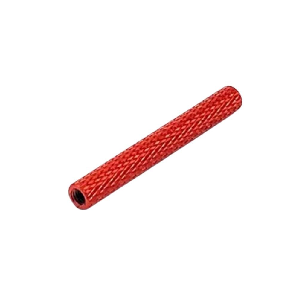 10 szt. Aluminiowa podkładka dystansowa M2, radełkowana kolumna gwintowana 15-30 mm(Red,23mm)