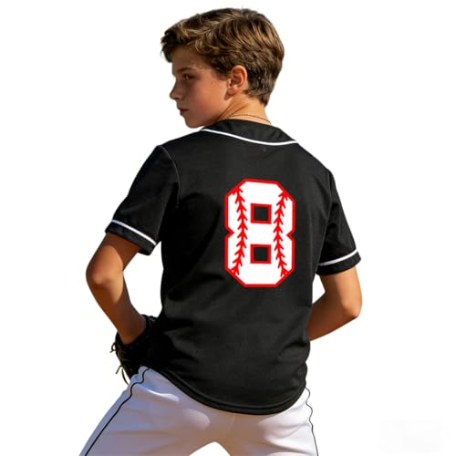 Image of Yuji Itadori Kids Baseball Birthday Shirt 7th 8th 9th 10th Year Old Toddler Boys Girls Shirts Birthday Clothes