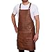 Produktbild REDSALT® Premium Lederschürze 100% Rindsleder 84x62cm Crossback braun | Profi BBQ Grillschürze | Arbeitsschürze Küche Gastronomie Bar Barista | Kochschürze Küchenschürze Schürze Geschenke für Männer
