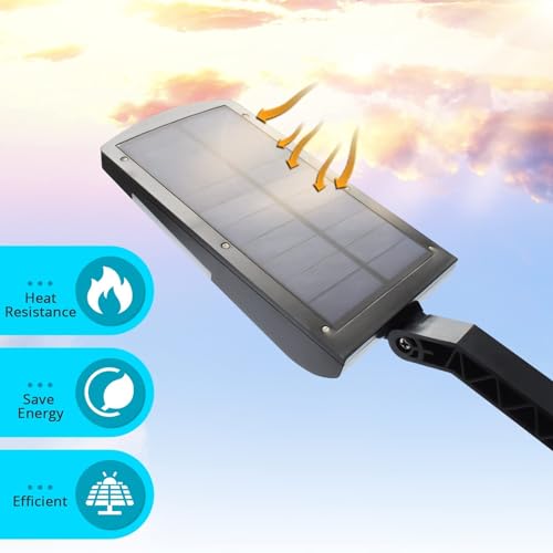 KUFUNG Solar Lights Outdoor, 48 Led Lamp Waterproof Solar Flood Light, Security Motion Sensor Luces Solares for Deck, Fence, Patio, Front Door, Gutter, Yard, Shed, Path(2 Pack)