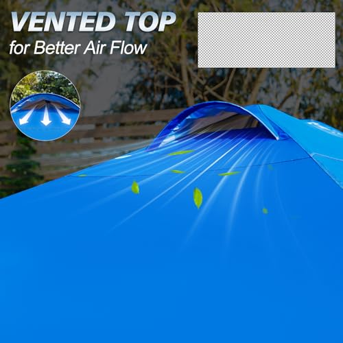 WEIZE 10x10 Pop Up Canopy with Sidewall
