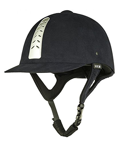 HKM Sports Equipment HKM Reithelm -Stripe Air-, Dunkelblau, 52