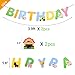 Faisichocalato Farm Animals Happy Birthday Banner, Party Decorations Set for Barnyard Farm Themed Birthday Baby Shower Party Supplies, Set of 3
