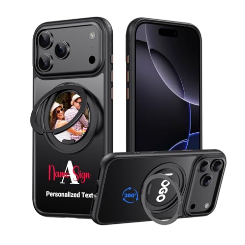 Coque personnalisée iPhone 17 Pro Max anneau magnétique haut de gamme sur mesure