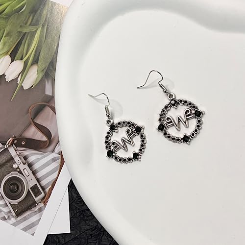 Gothic Wednesday Metal Terror Earrings Jewelry for Women Cosplay4