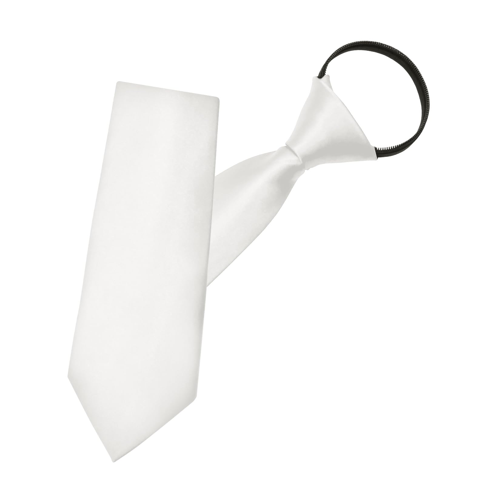 Mantieqingway Pre-tied Adjustable Zipper Neck Ties for Men 3.15' 'Mens Necktie for Office Graduation School Uniforms