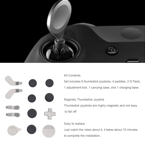 Juego de Componentes EIMSOAH con Palancas Magnéticas Intercambiables para Controller Series 2 5