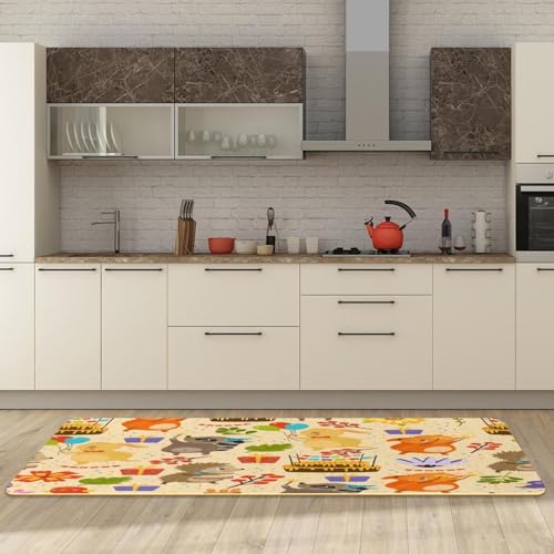 Tapis de sol antidérapant évite les glissades en cuisine lot de 2 - 3