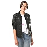  Only Damen onlBANDIT FAUX Leder BIKER OTW NO Schwarz EU 40