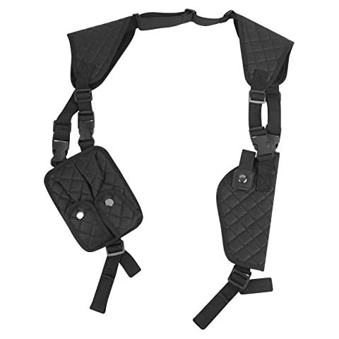 MiOYOOW Shoulder Holster, Hidden Underarm Shoulder Bag Nylon Gun Holster Pouch with Adjustable Straps for Pistols Cover