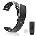 Vetoo 304 Stainless Steel 22mm Watch Bands for Moto 360 2nd Gen 46mm,Pebble Time,Time Steel,Classic,ASUS ZenWatch WI500Q,WI501Q,Samsung Gear 2 R380,Neo R381,Live R382,LG G Watch W100,Urbane,R(Black)