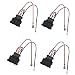 DKMUS 2 X Pairs Speaker Wiring Harness Wire Cable VW Passat Seat Golf Polo Speakers Adapter Connector Adaptor Plug