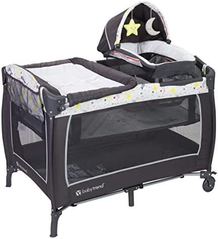 Baby Trend Lil' Snooze Deluxe II Nursery Center, Twinkle Twinkle Little Moon