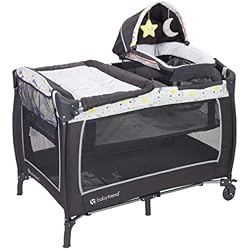 1 of Baby Trend Lil' Snooze Deluxe II Nursery Center, Twinkle Twinkle Little Moon