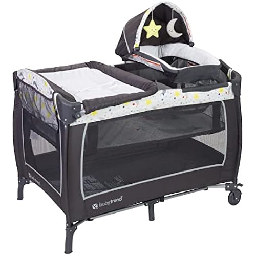 Baby Trend Lil' Snooze Deluxe II Nursery Center, Twinkle Twinkle Little Moon