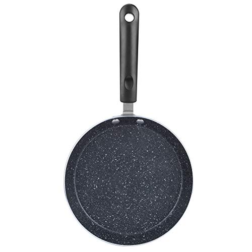 Yosoo Health Gear Sartén Antiadherente, Sartenes de Cocina de Aleación de Aluminio con Manija a Prueba de Calor, Sartén de Herramienta de Cocción de Cocción de Inducción, Sartenes de (Tamaño