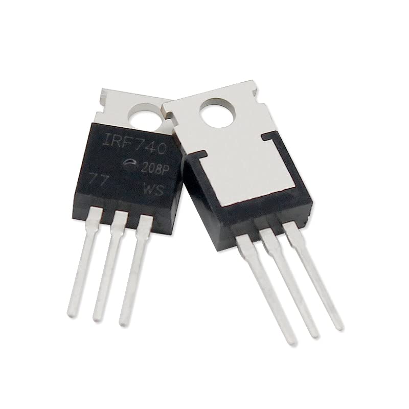 Transistoren-Transistoren-Set, Transistoren, 5 Stück, IRF740 Transistor 740 IRF740PBF TO220 MOSFET MOSFT FETs 400 V 10 A TO-220 Feldeffekttransistoren Set Elektronische Komponente