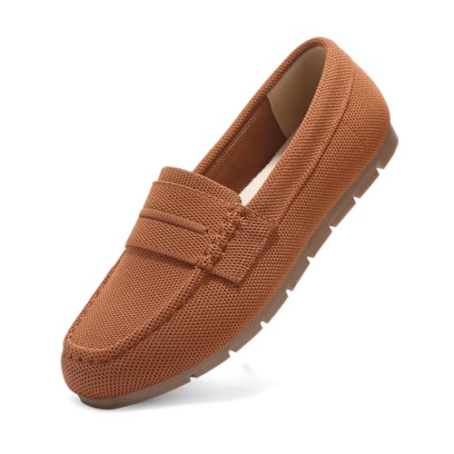 Image of Vespiero Loafers for Women Comfortable Slip on Work Flats Shoes Womens Dressy Casual Walking Shoes