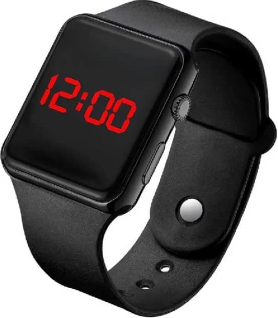 VIN Square Kids Watch Square Black LED Trendy Black Digital LED Square Fancy Digital for Baby Boys and Baby Girls New Digital Watch (B09PVBSBVR) Amazon Price History, Amazon Price Tracker