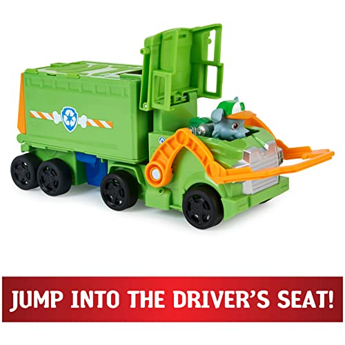 Image of Paw Patrol Big Truck Pup's Rocky Transforming Toy Truck with Collectable Action Figure|Vehicle Set with Launch Mini Rescue Vehicle|Learning ActivitySet|Roleplay ToyFor Kids3+|BirthdayGift|MadeInIndia