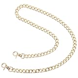 Pants Chain for Men Women, Heavy Duty Metal Jean Wallet Pocket Chains, Hip Hop Punk Waist Belt Chains for Men Girl (Gold)