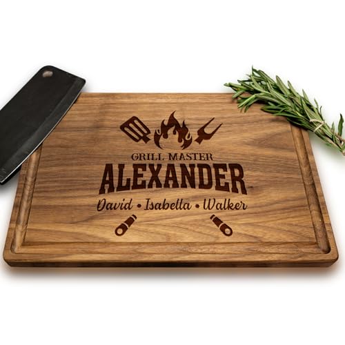 Personalized Cutting Board Gift for Dad or Grandpa - Custom